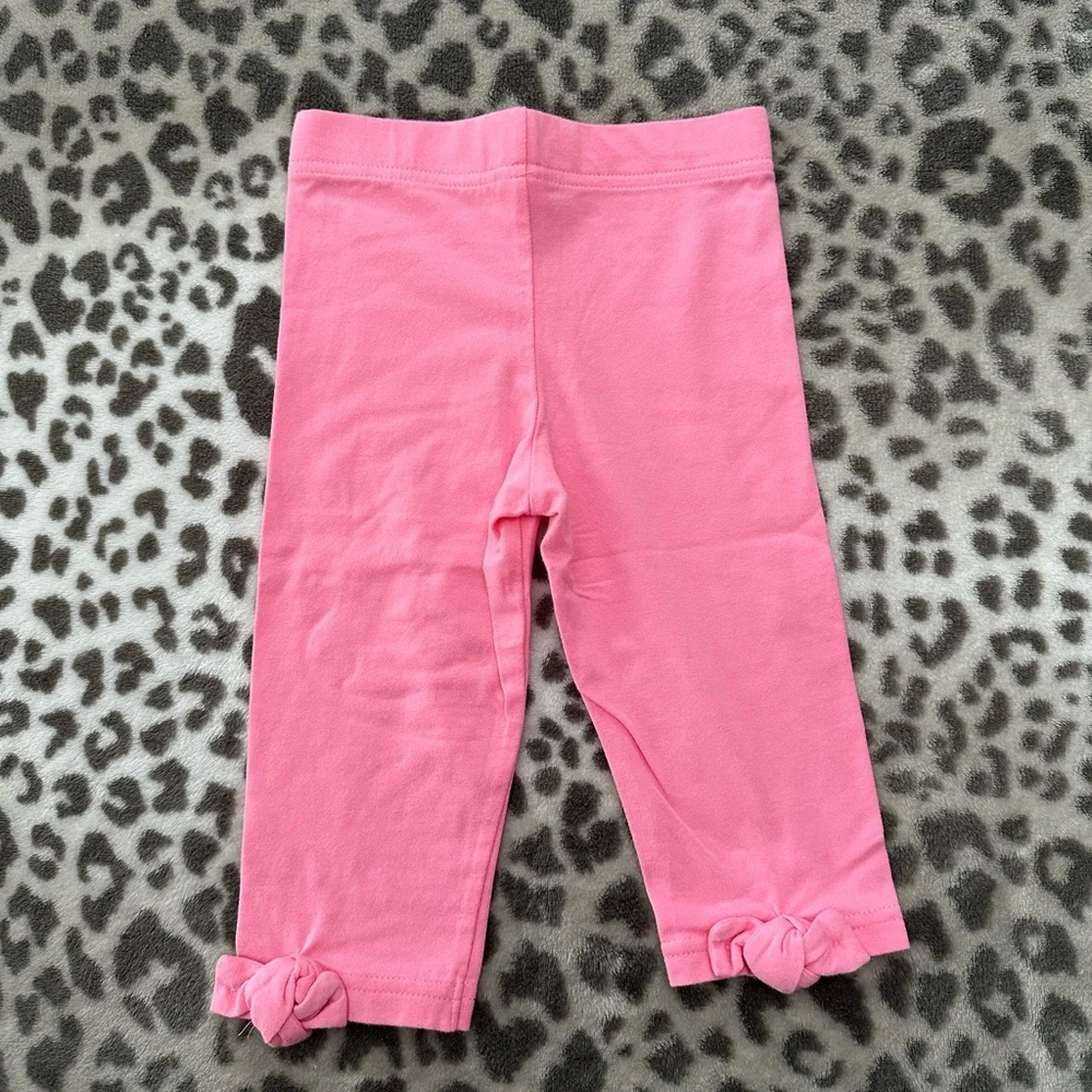 NWOT Carter’s Basic Leggings with Bow in Pink Size 2T Girls